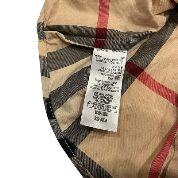 Burberry Kids Tan Plaid Shirt Size:2Y - Picture 6 of 6